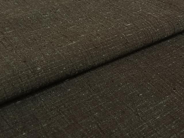 平和屋着物▽男性　紬　単衣　霞文　正絹　逸品　AABH9900jh