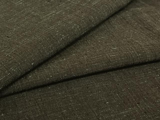 平和屋着物▽男性　紬　単衣　霞文　正絹　逸品　AABH9900jh