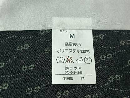 平和屋着物▽小紋　単衣　雪輪文　洗える着物　AABH9905jh