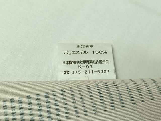 平和屋着物▽小紋　単衣　蚊絣　洗える着物　AABH9907jh
