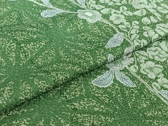 平和屋着物▽小紋　単衣　辻が花　洗える着物　AABH9917jh