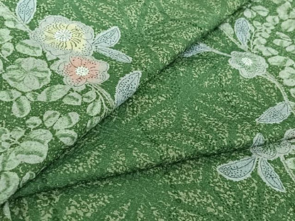 平和屋着物▽小紋　単衣　辻が花　洗える着物　AABH9917jh