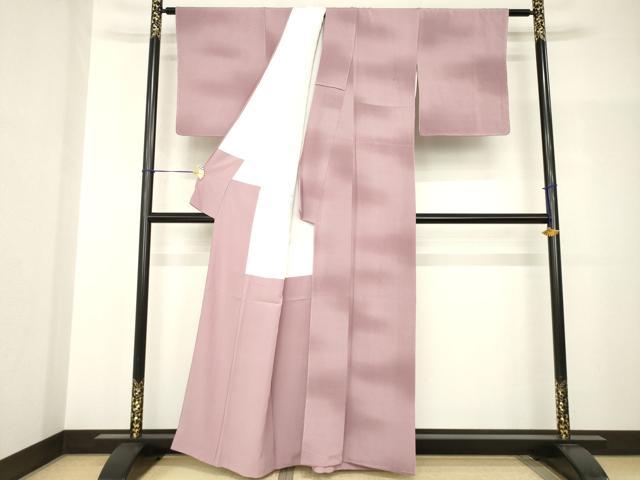 平和屋着物●上質な小紋　霞文　暈し染め　正絹　逸品　AABH9923ck