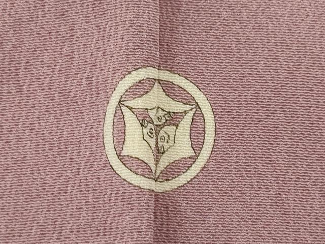 平和屋着物●上質な小紋　霞文　暈し染め　正絹　逸品　AABH9923ck