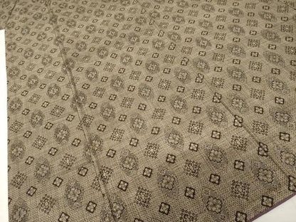 平和屋着物●本場大島紬　花菱文　割込み絣　正絹　逸品　AABH9925ck