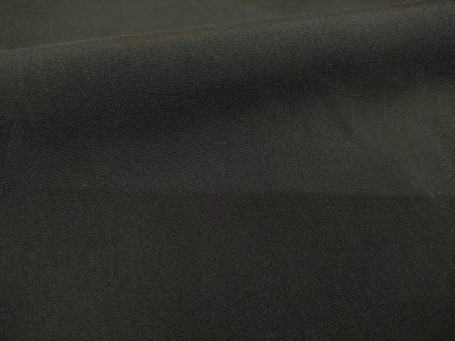 平和屋着物●男性　黒紋付　正絹　逸品　AABH9927ck