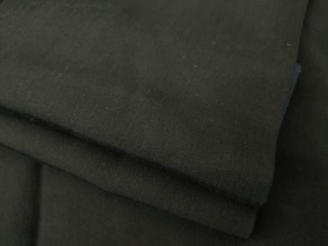 平和屋着物●男性　黒紋付　正絹　逸品　AABH9927ck