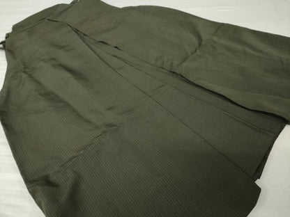 平和屋着物●男性　馬乗り袴　縞　正絹　逸品　AABH9931ck