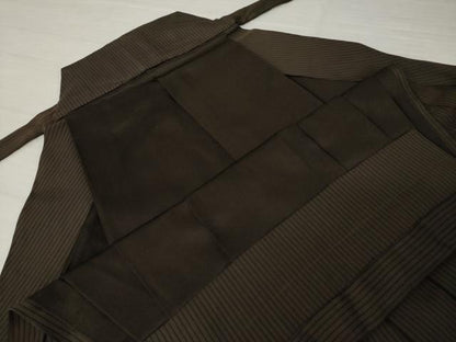 平和屋着物●男性　馬乗り袴　縞　正絹　逸品　AABH9932ck