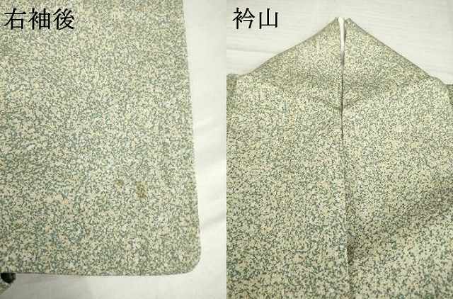 平和屋着物●京友禅の第一人者　松井青々　小紋　霞文　たたき染め　正絹　逸品　AABH9960ck