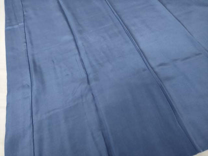 平和屋着物●男性　長襦袢　袷　手描き　風景文　金彩　正絹　逸品　AABH9966ck
