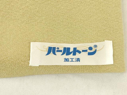 平和屋着物●名匠・初代由水十久師事　本加賀友禅作家　竹内銀風　訪問着　枝花文　反端付き　正絹　逸品　AABH9981ck