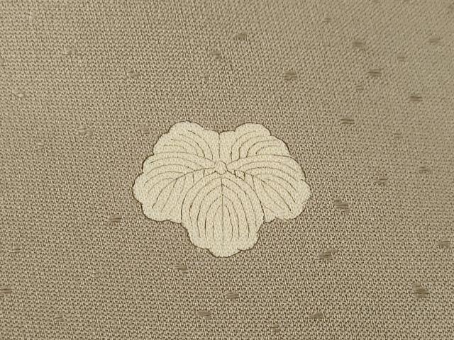 平和屋着物●創業460年・千總　色留袖　駒刺繍　立波草花文　金彩　正絹　逸品　AABH9986ck