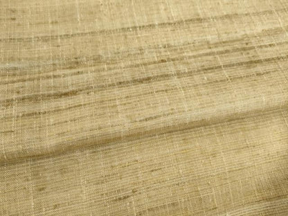 平和屋着物●上質な紬　横段文　正絹　逸品　AABH9999ck
