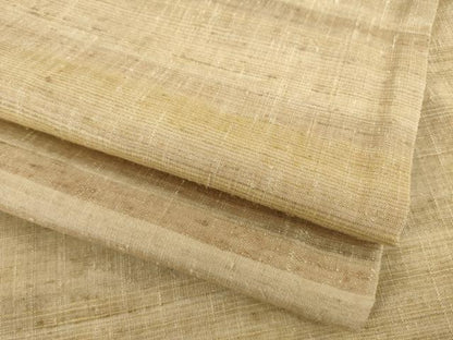 平和屋着物●上質な紬　横段文　正絹　逸品　AABH9999ck