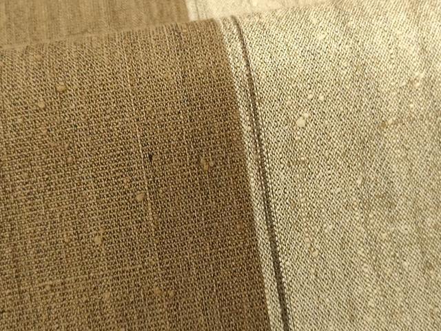 平和屋着物●上質な紬　間道　正絹　逸品　AABI0002cs