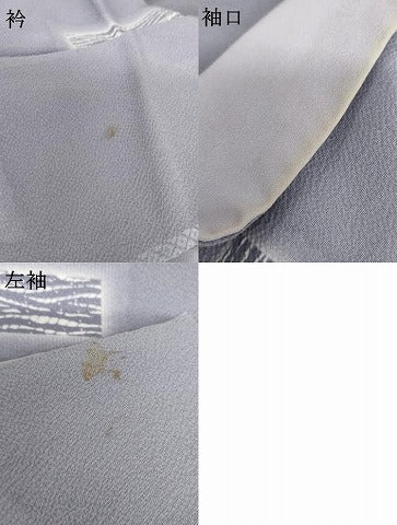 平和屋着物●上質な小紋　色紙文　暈し染め　正絹　逸品　AABI0003cs