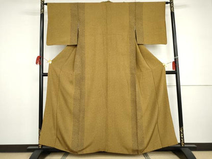 平和屋着物●上質な小紋　霞間道　正絹　逸品　AABI0016cs