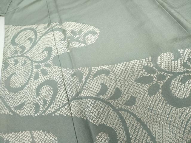 平和屋着物●豪華色留袖　鹿の子花唐草文　正絹　逸品　AABI0031cs