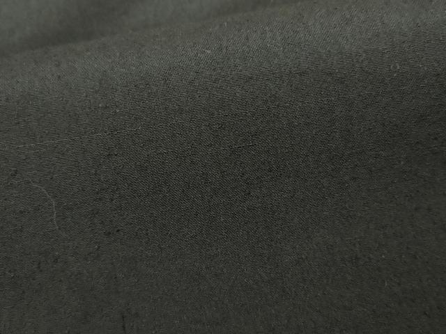 平和屋着物●男性　紬　色無地　蝋色　正絹　逸品　未使用　AABI0033cs