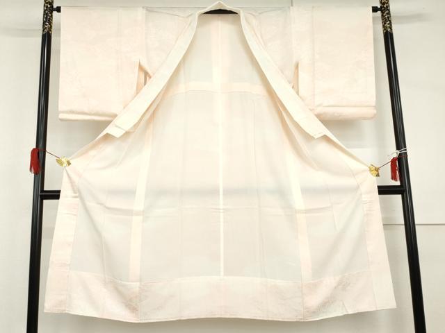 平和屋着物●長襦袢　無双仕立て　雲重ね地紋　正絹　逸品　AABI0047cs