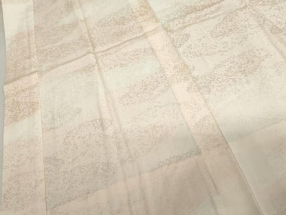 平和屋着物●長襦袢　無双仕立て　雲重ね地紋　正絹　逸品　AABI0047cs