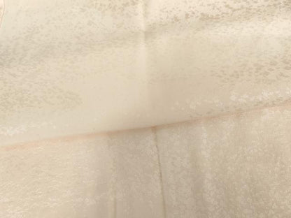 平和屋着物●長襦袢　無双仕立て　雲重ね地紋　正絹　逸品　AABI0047cs