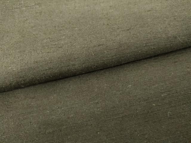平和屋着物●上質な紬　色無地　青鈍色　正絹　逸品　AABI0052cs