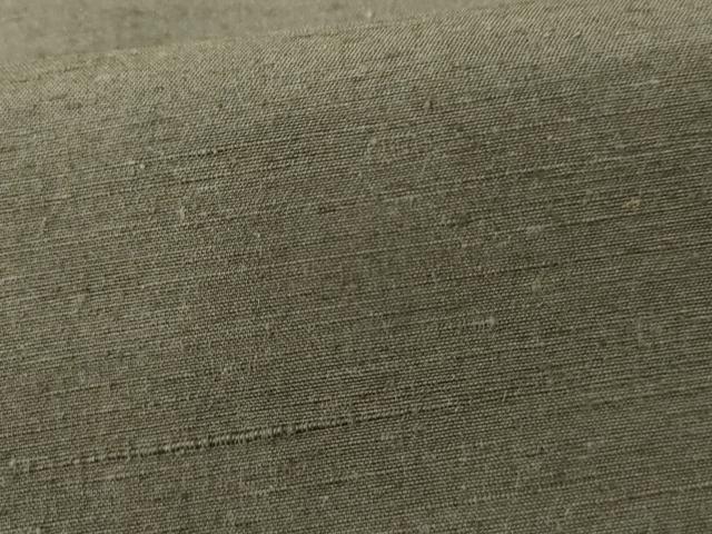 平和屋着物●上質な紬　色無地　青鈍色　正絹　逸品　AABI0052cs