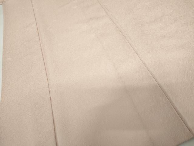 平和屋着物▽色無地　単衣　枝葉地紋　虹色　洗える着物　AABI0056cs