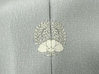 平和屋着物▽色無地　単衣　秘色色　洗える着物　AABI0060cs