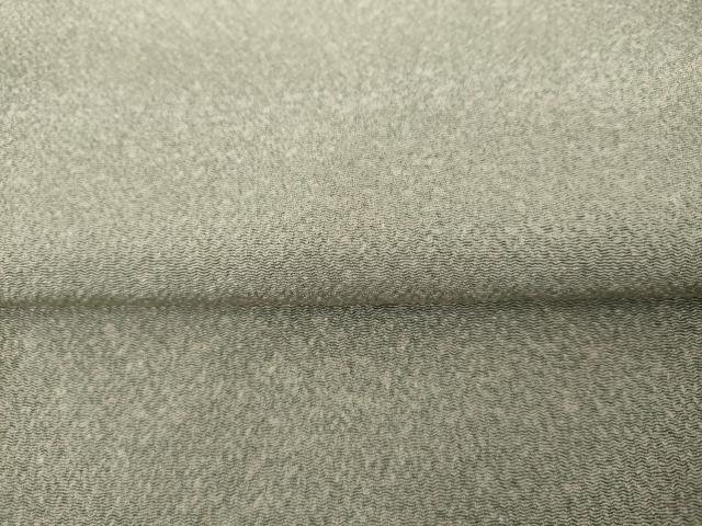 平和屋着物▽上質な小紋　単衣　霞文　暈し染め　鬼しぼ縮緬　正絹　逸品　AABI0076cs