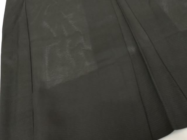 平和屋着物▽男性　黒紋付　羽織　スリーシーズン　春夏秋　塵除け　正絹　逸品　AABI0088cs