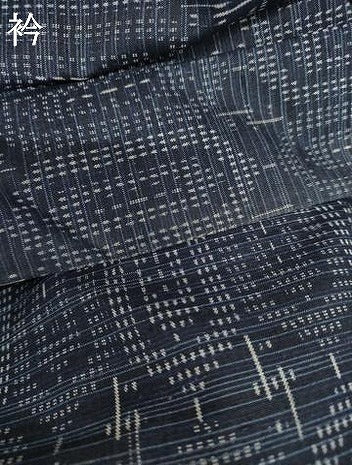 平和屋着物▽上質な紬　単衣　亀甲文　正絹　逸品　AABI0098cs