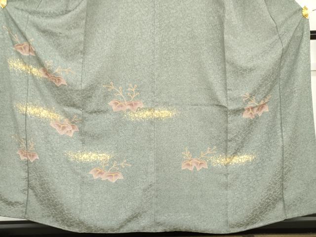 平和屋着物●訪問着　桐　金彩　伊勢丹扱い　正絹　逸品　AABI0103cs
