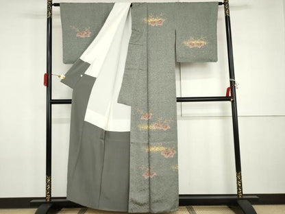 平和屋着物●訪問着　桐　金彩　伊勢丹扱い　正絹　逸品　AABI0103cs