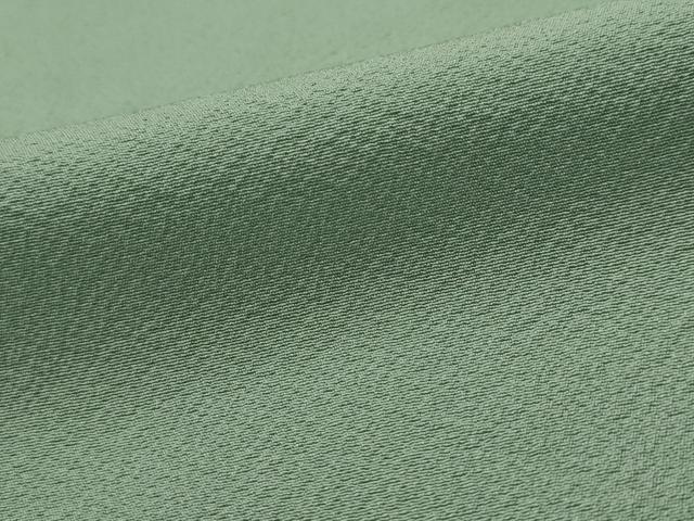 平和屋着物▽上質な色無地　単衣　紋意匠　千草色　正絹　逸品　未使用　AABI0149st