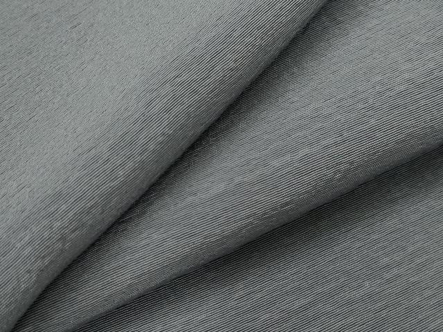 平和屋着物▽上質な色無地　単衣　紋意匠　藍鼠色　正絹　逸品　AABI0160st