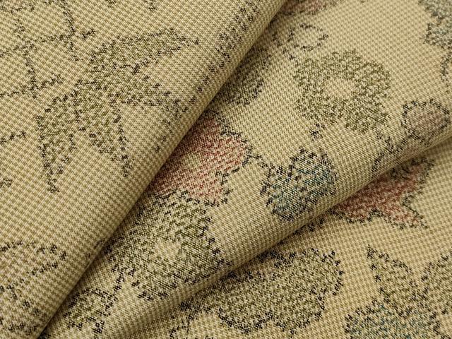 平和屋着物▽本場大島紬　単衣　松竹梅　正絹　逸品　AABI0183st