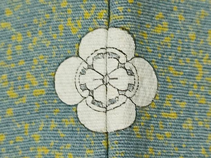 平和屋着物▽訪問着　単衣　刺繍　あられ　正絹　逸品　未使用　AABI0197st