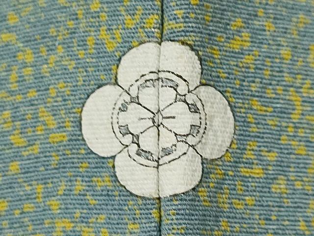 平和屋着物▽訪問着　単衣　刺繍　あられ　正絹　逸品　未使用　AABI0197st