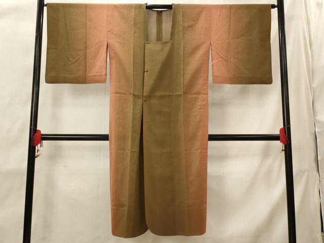 平和屋着物▽道行コート　スリーシーズン　春夏秋　塵除け　暈し染め　正絹　逸品　AABI0210st