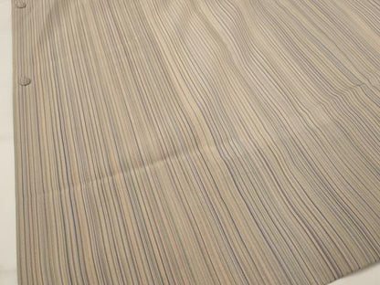 平和屋着物▽二部式　道行コート　スリーシーズン　春夏秋　塵除け　縞　正絹　逸品　AABI0211st
