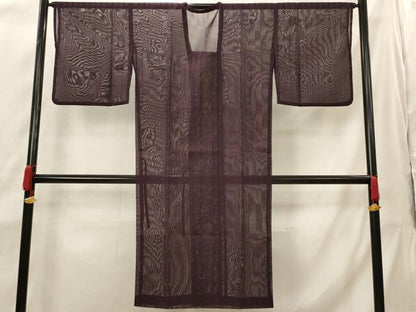 平和屋着物▽道行コート　スリーシーズン　春夏秋　塵除け　正絹　逸品　AABI0212st