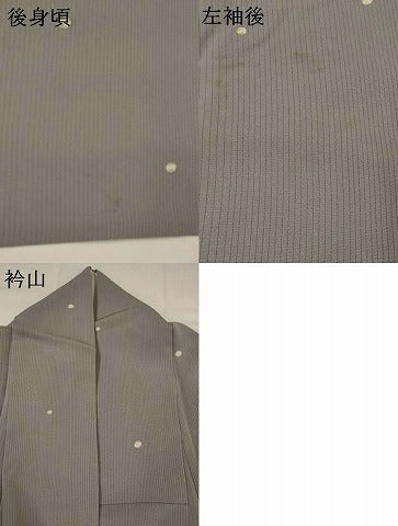平和屋着物▽上質な小紋　単衣　霰　正絹　逸品　AABI0225st