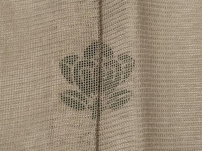 平和屋着物▽訪問着　無双　紗袷　紗×絽　草花文　暈し染め　正絹　逸品　AABI0226st