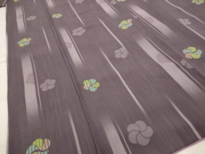 平和屋着物■小紋　舞花文　洗える着物　AABI0241st