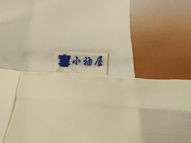 平和屋着物□上質な小紋 扇面花文 正絹 逸品 AABI0251st
