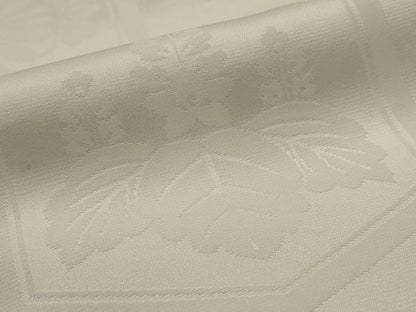 平和屋着物■長襦袢　袷　亀甲花地紋　正絹　逸品　AABI0273st