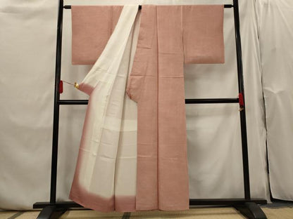 平和屋着物■上質な小紋　霞文　正絹　逸品　AABI0276st
